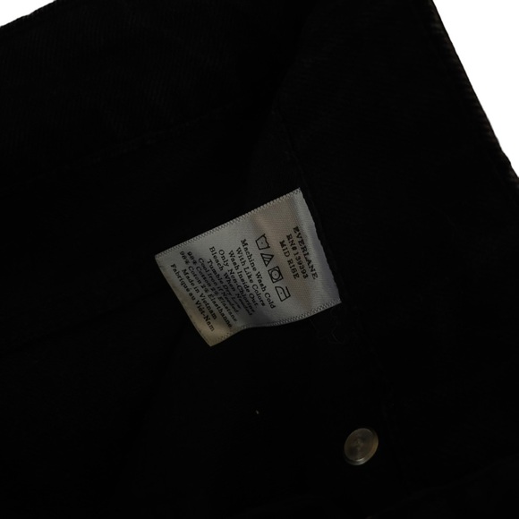 Everlane Mid Rise Black Ankle Stretch Denim Jeans Size 26 - Picture 8 of 8